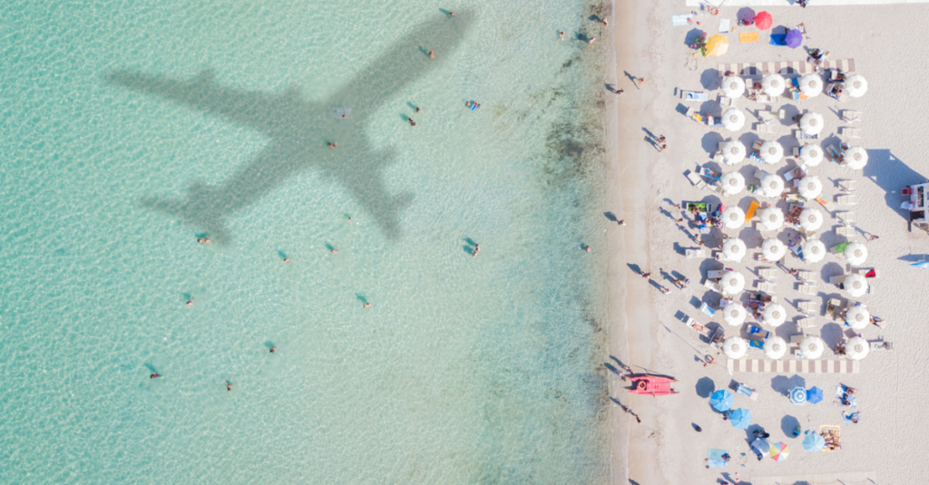 las mejores playas de México y el mundo en avión.